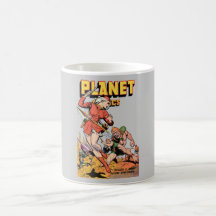 Tebeos del planeta - arte cómico del estilo clásic taza de café