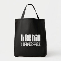 Techie improvisa bolsa
