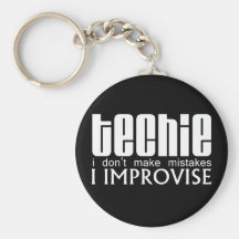 Techie improvisa llaveros