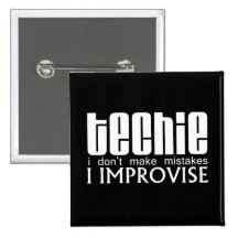Techie improvisa pin