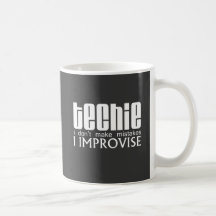 Techie improvisa tazas