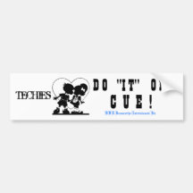 Techies hace "ÉL " Etiqueta De Parachoque