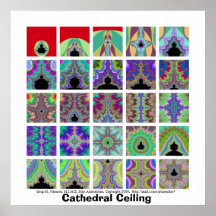 Techo de catedral impresiones