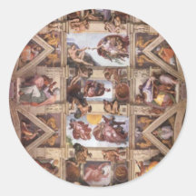 Techo de la capilla de Sistine Pegatinas