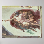 Techo de la capilla de Sistine Posters