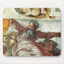 Techo de la capilla de Sistine Tapetes De Raton