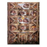Techo de la capilla de Sistine Tarjetas Postales