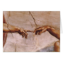 Techo de la capilla de Sistine Tarjeton
