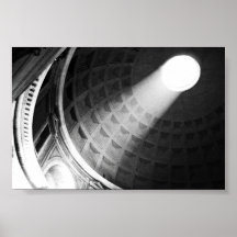 Techo del panteón - Roma, Italia Poster