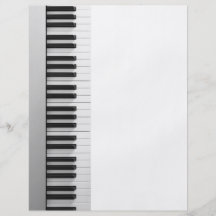 Teclado de piano de Digitaces Flyer A Todo Color