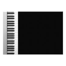 Teclado de piano de Digitaces Anuncio Personalizado