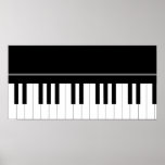 Teclado de piano impresiones