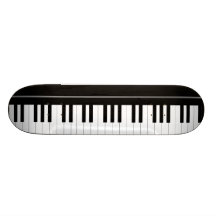 Teclado de piano patineta personalizada