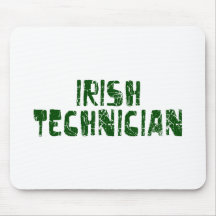 Técnico irlandés alfombrillas de raton