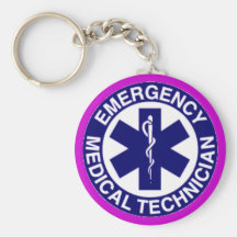 Técnico médico de la emergencia de EMT Llavero