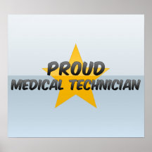 Técnico médico orgulloso posters