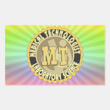 TECNÓLOGO MÉDICO DE LA INSIGNIA DE LA TA - LABORAT PEGATINAS  