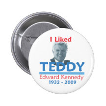 Ted Kennedy TUVE GUSTO del botón Pin