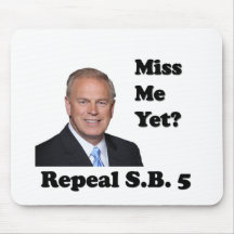 ¿Ted Strickland Miss Me todavía? Derogación SB5 Alfombrilla De Ratones