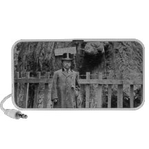 Teddy Roosevelt en la arboleda grande Santa Cruz d iPod Altavoz