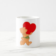 Teddybär Herz teddy bear heart Kaffeehaferl