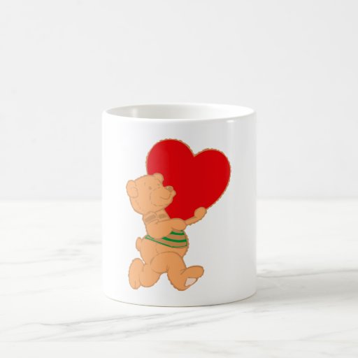 Teddybär Herz teddy bear heart Kaffeehaferl