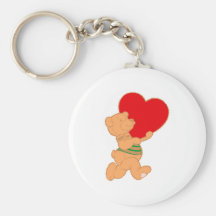 Teddybär Herz teddy bear heart Schlüsselanhänger