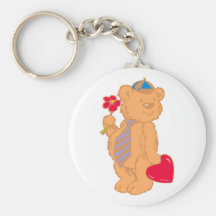 Teddybär Herz teddy bear heart Schlüsselband