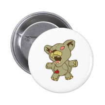 Teddybär Monster teddybear Anstecknadelbutton