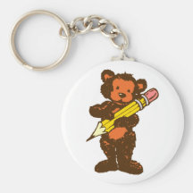 Teddybär teddy bear Bleistift pencil Schlüsselbänder
