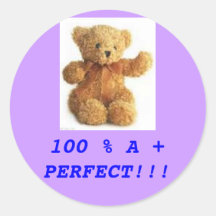 Teddybear A 100% + Pegatina