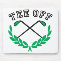 tee off Golf Mousepads