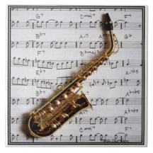 Teja adaptable de la música del saxofón
