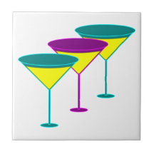 Teja de los vidrios de Martini