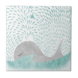 "Teja del amor de la ballena " azulejos