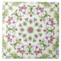 Teja del diseñador de Deco de la botánica
