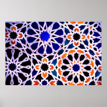 Teja del Moorish, Alhambra, España Poster