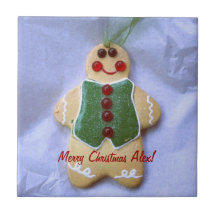 Teja del ornamento de la galleta del navidad