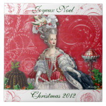 Teja del personalizado de los postres del navidad 