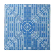 Teja geométrica azul 2