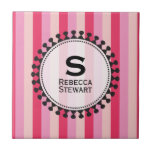 Teja personalizada rosa brillante de los toldos