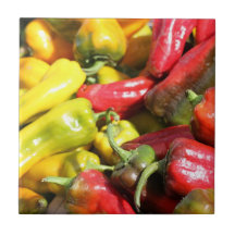 Teja, pimientos picantes