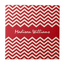Teja roja y poner crema personalizada del modelo d azulejos