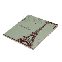 Teja y Trivets de la torre Eiffel