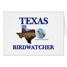 Tejas Birdwatcher Tarjeton