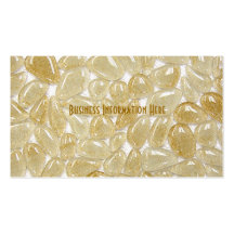 tejas de cristal beige plantilla de tarjeta personal