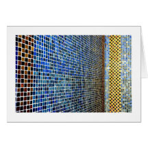 Tejas de mosaico felicitación