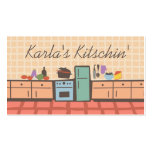 Teje la cocina que cocina la tarjeta de visitas de tarjetas de negocio