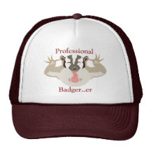 Tejón de Badger_Professional que acosa… er Gorras De Camionero