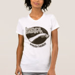 Tejón de miel Badass bonito (luz) Camisetas
